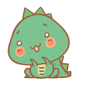 2210 23 Cute little dinosaur emoticons emoji download