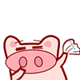 324r75557765415 47 Super cute pig emoticons gif pig emoticons